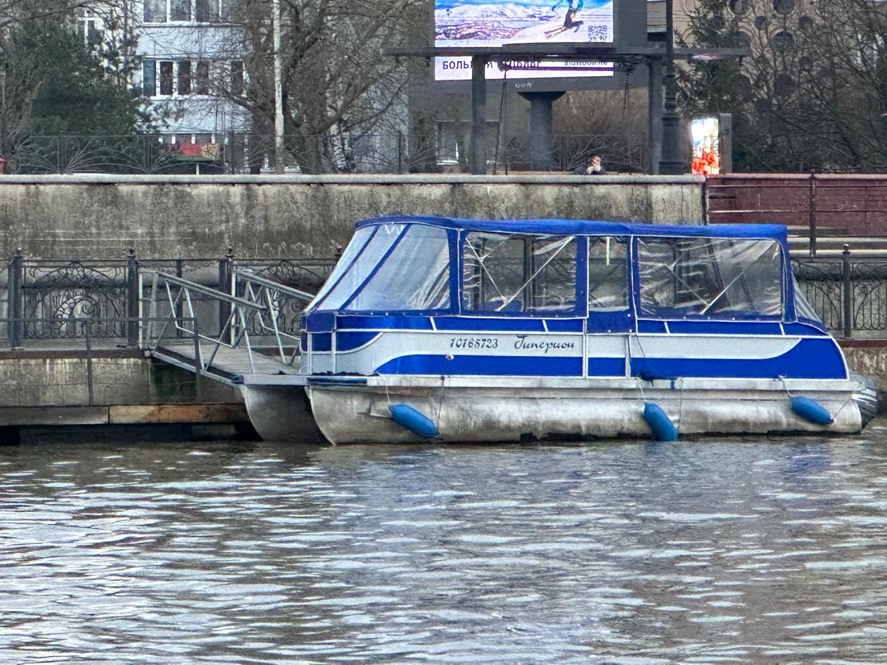 Проект 1: Бетонный понтон в Калининградская обл., г. Калининград, р. Преголя